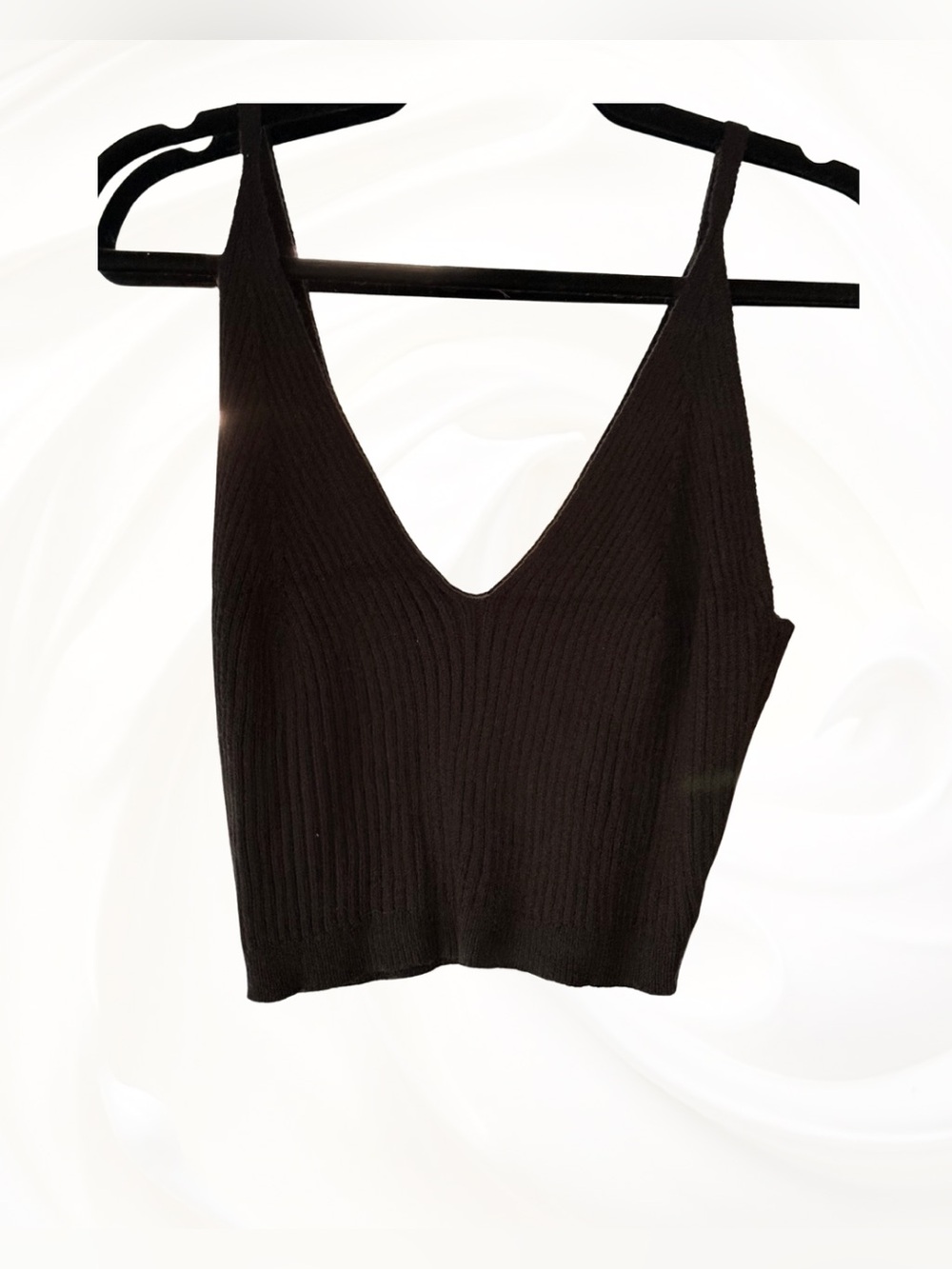 NEW! sweaty rocks black ribbed sweater tank top plus size 3x